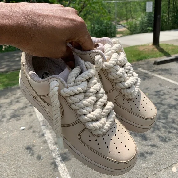 Women's Coffee x Nike Air Force One Hand-made Custom Dipped AF1